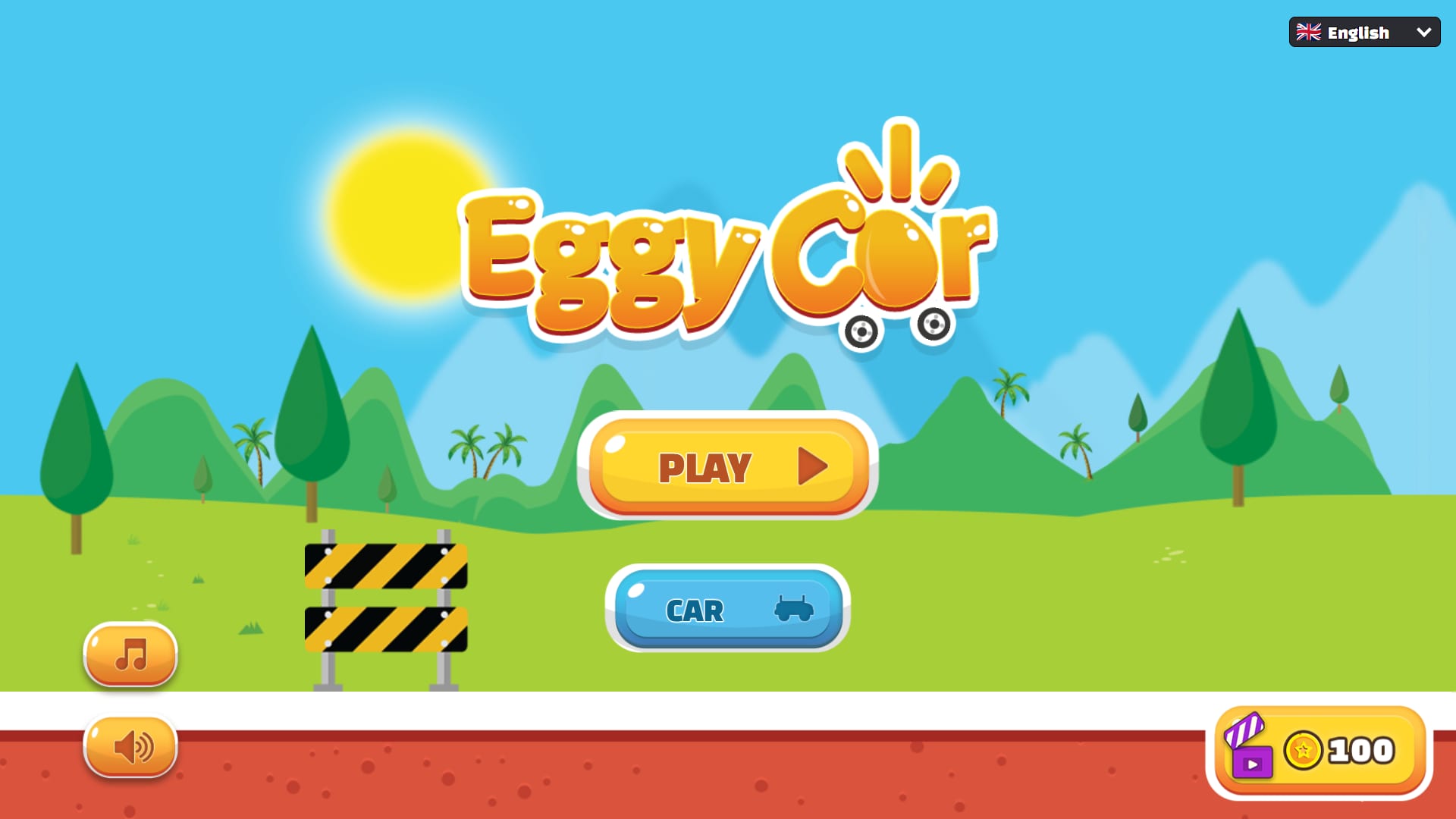 Screenshot 1 - gameplay of Eggy Car