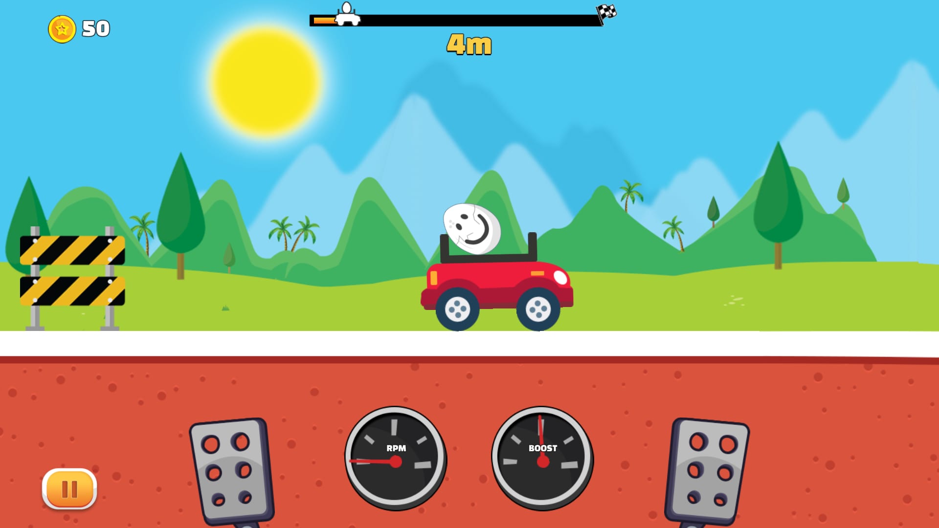 Screenshot 2 - gameplay of Eggy Car