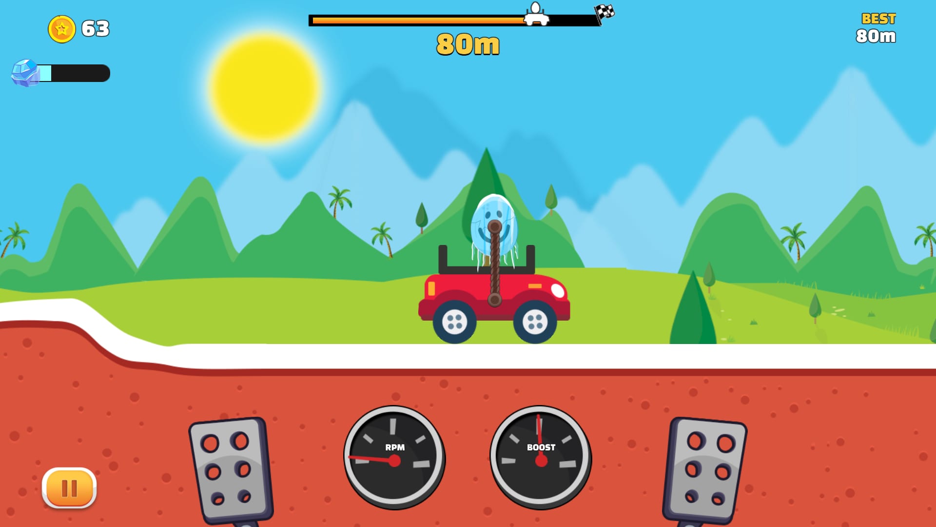 Screenshot 4 - gameplay of Eggy Car